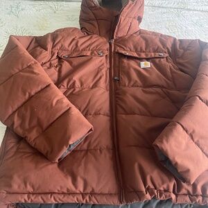 Carhartt Men's Brown Puffer Jacket